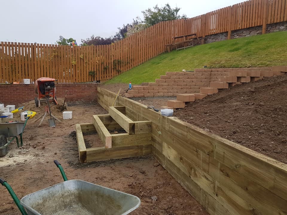 building wooden staircase