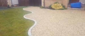 garden and loose gravel